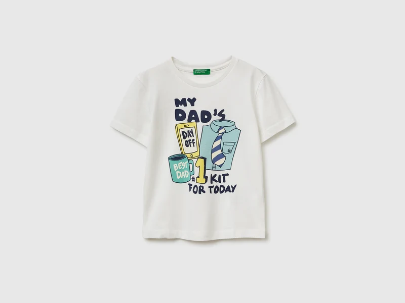 T-shirt girocollo con stampa