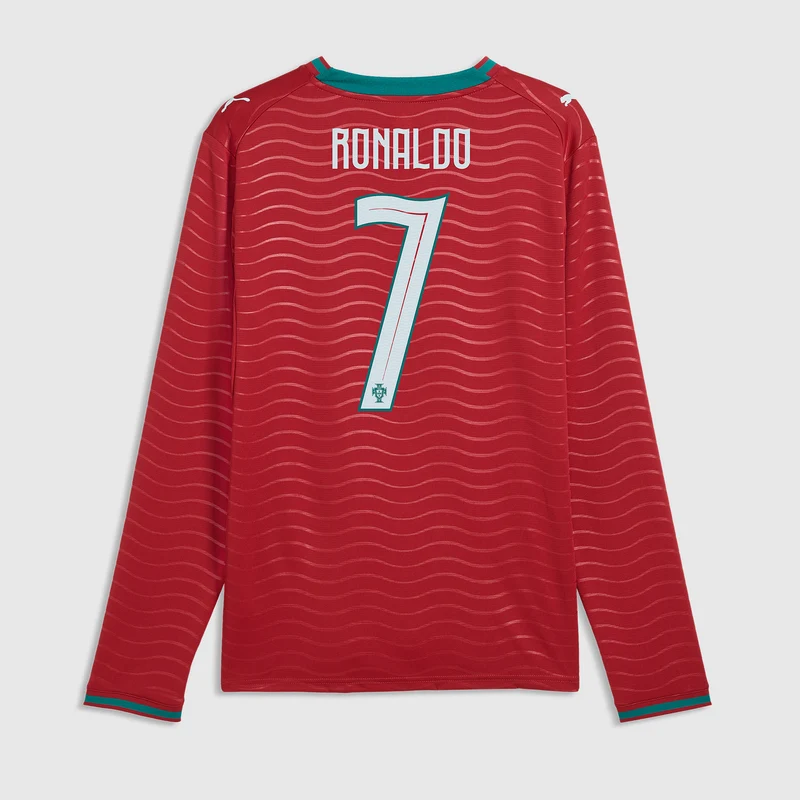 Maglia Puma Portogallo 2026 Pre-Printed Maniche Lunghe Primo Kit