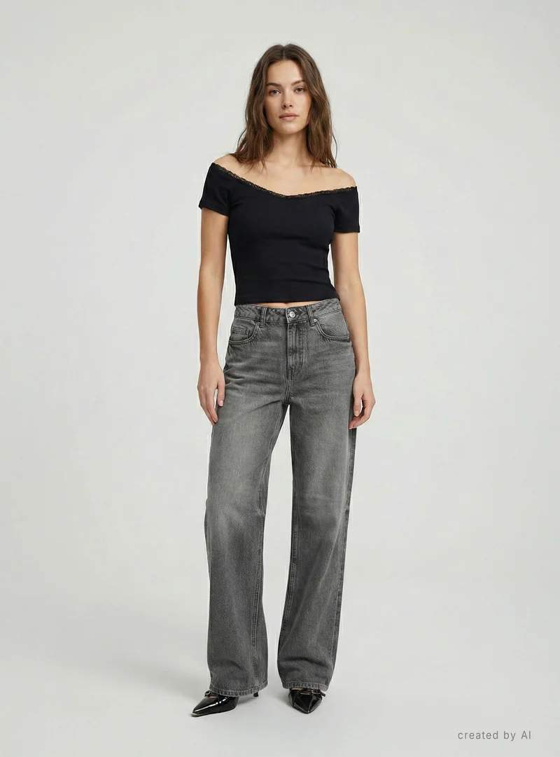 Jeans wide leg
