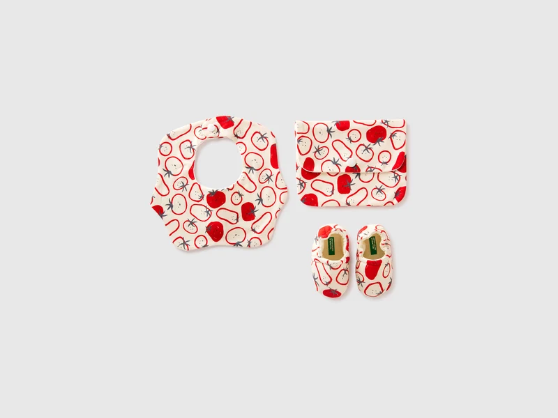 Set accessori con stampa pomodori