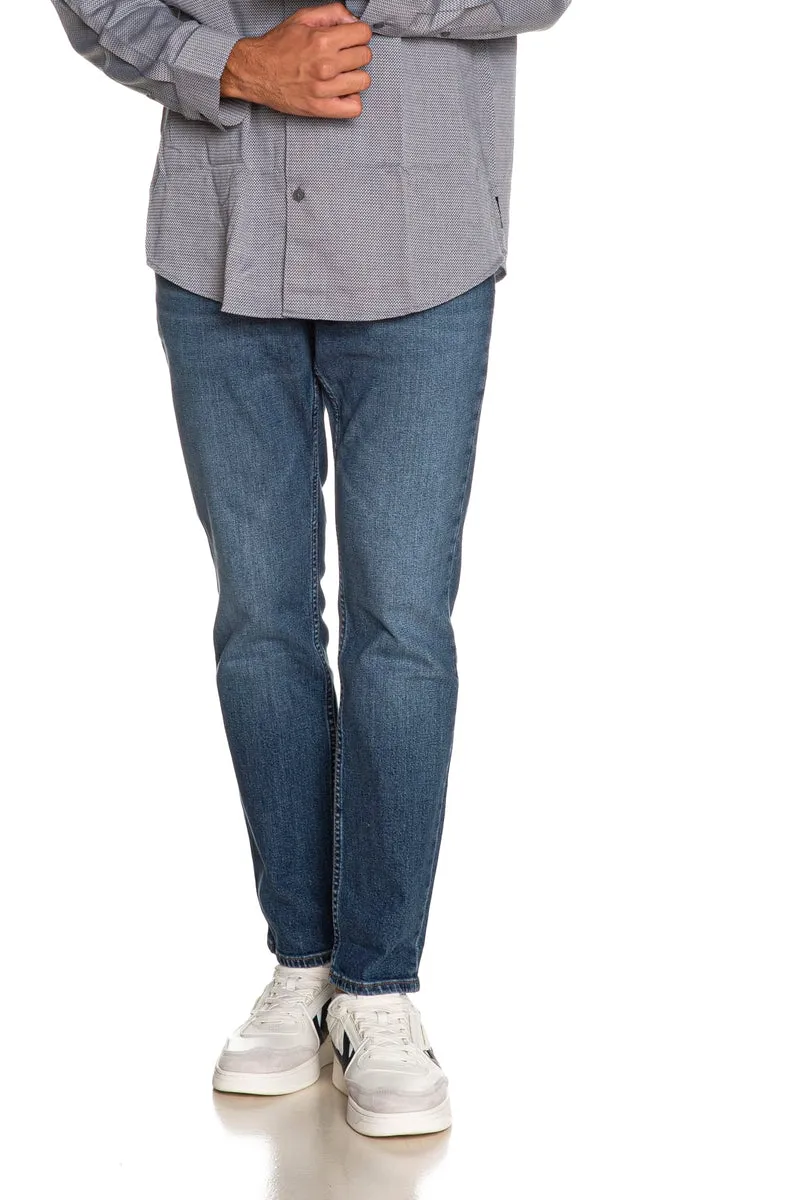 Jeans Calvin Klein Sl Hampton Da Uomo Denim Medio Dark Blu