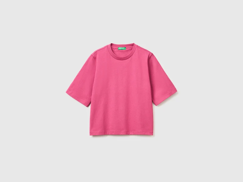 T-shirt boxy fit 100% cotone