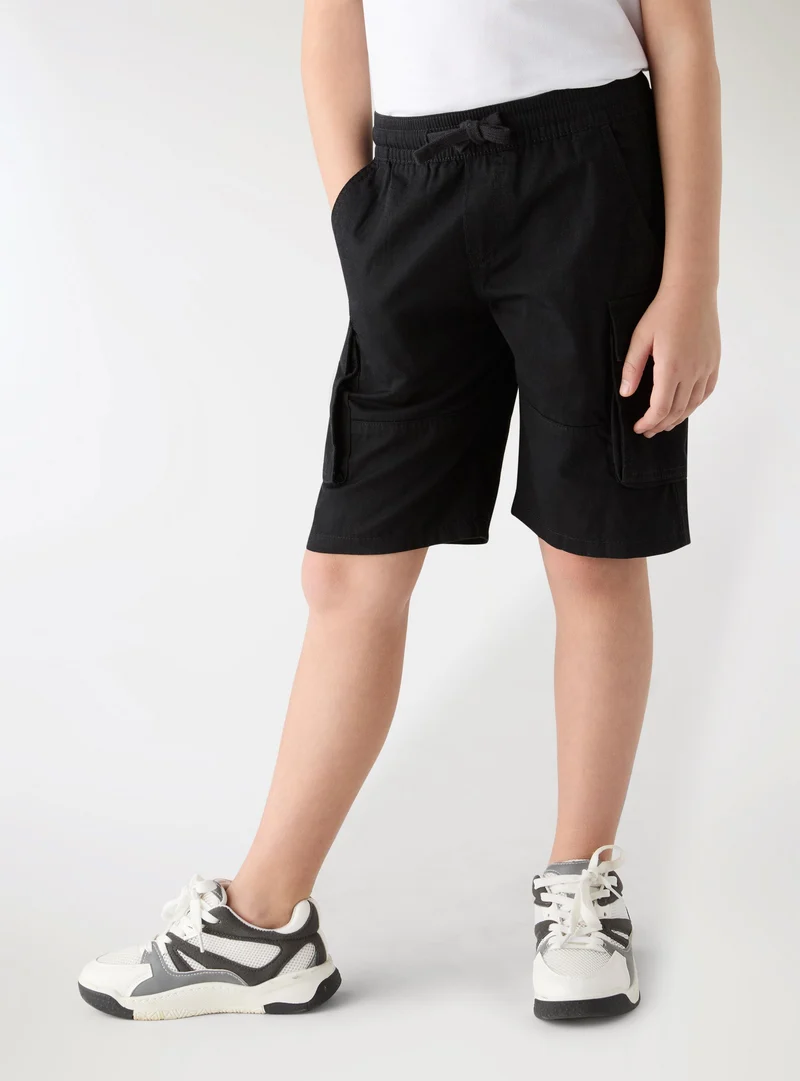 Pantaloncini cargo con coulisse