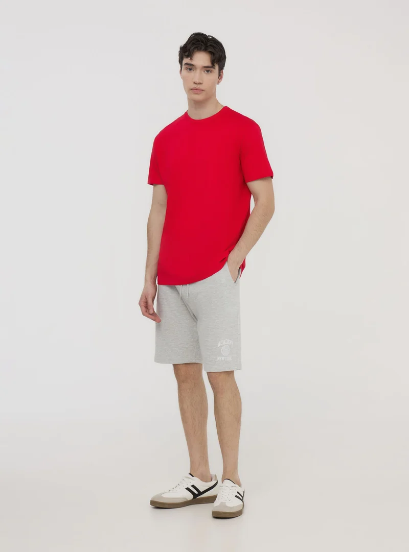 Bermuda con coulisse e stampa