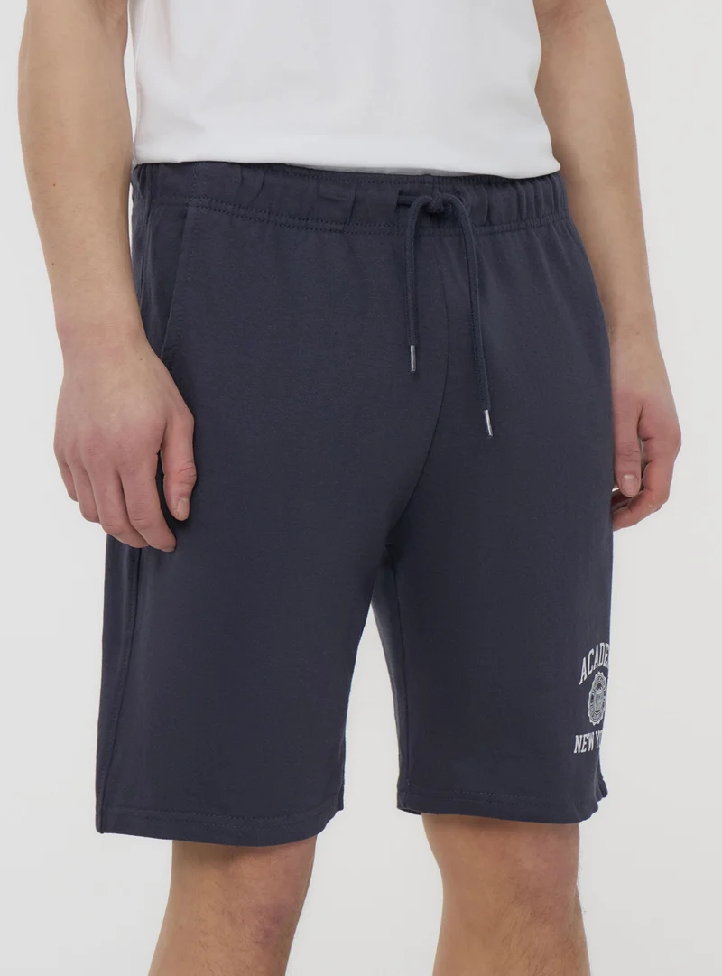 Bermuda con coulisse e stampa