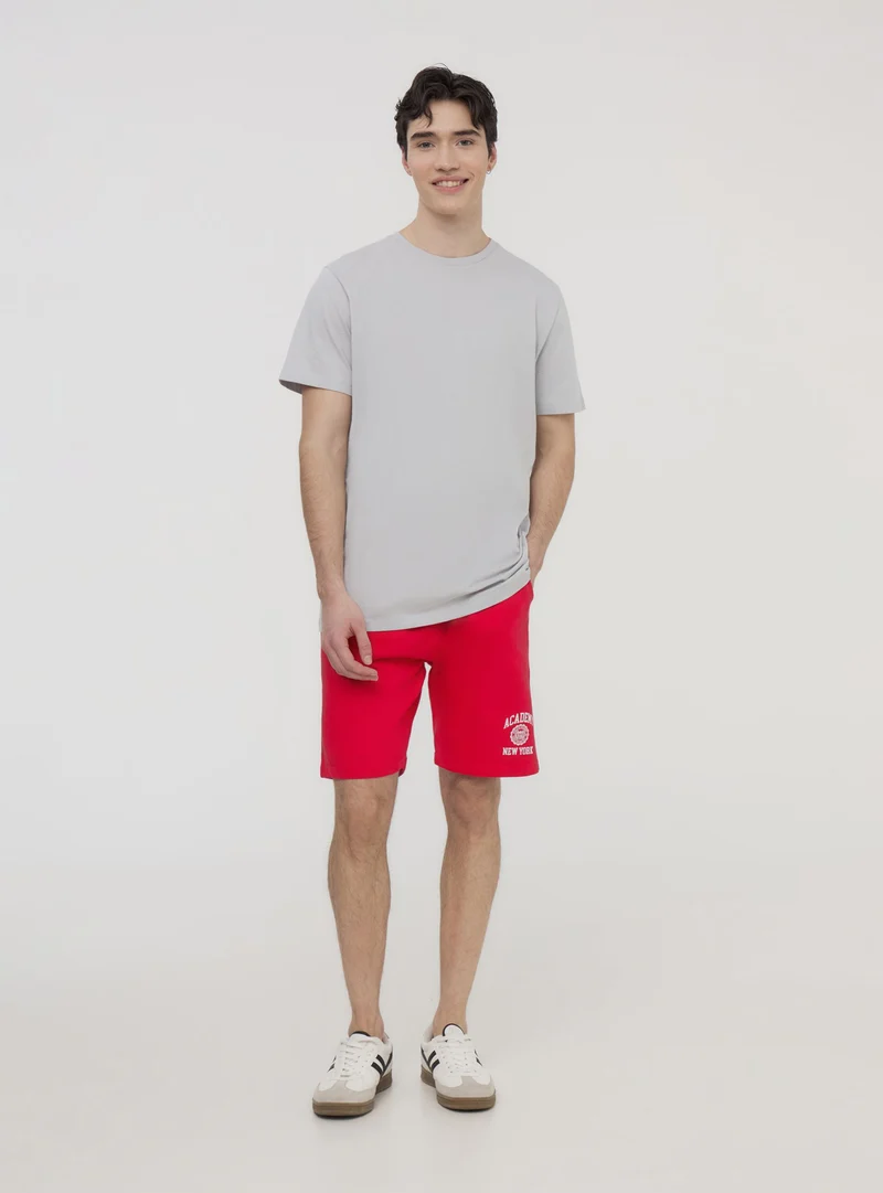 Bermuda con coulisse e stampa