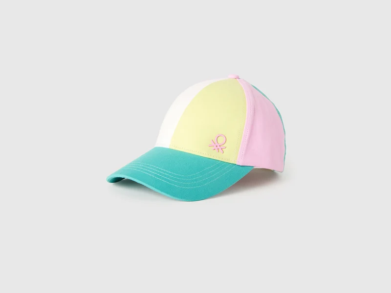 Cappello baseball color block