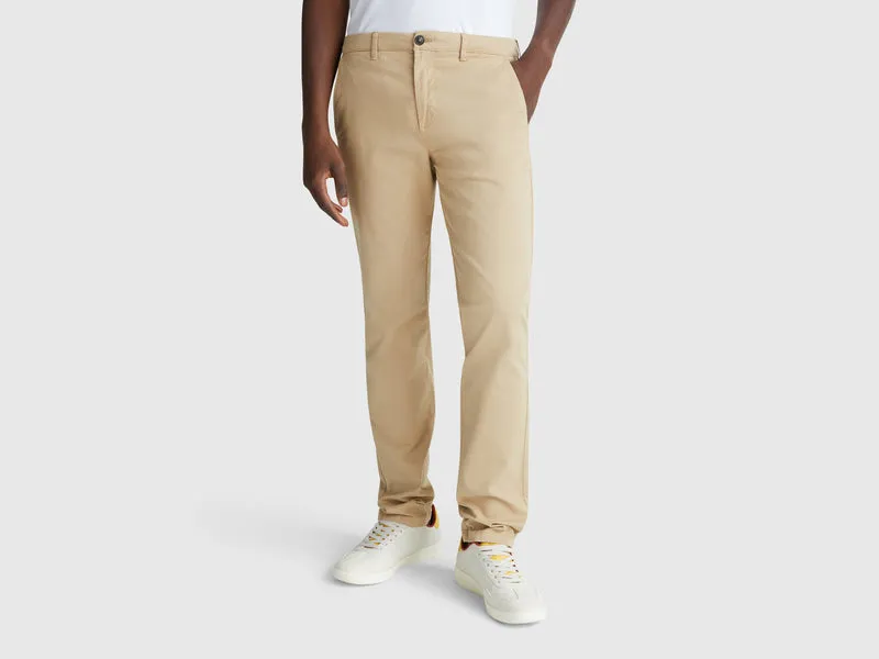 Chino slim fit in cotone