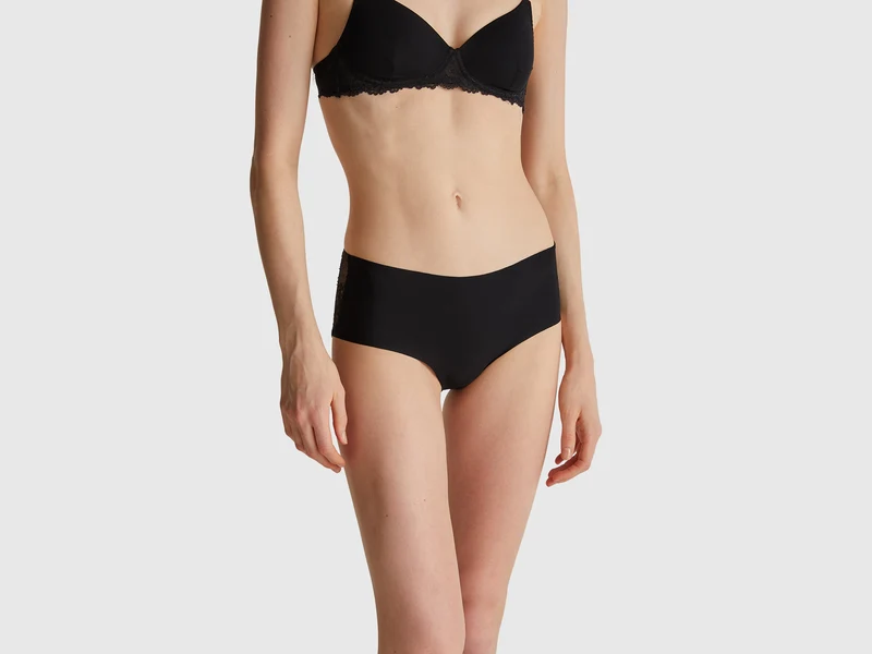 Culotte elasticizzate con pizzo