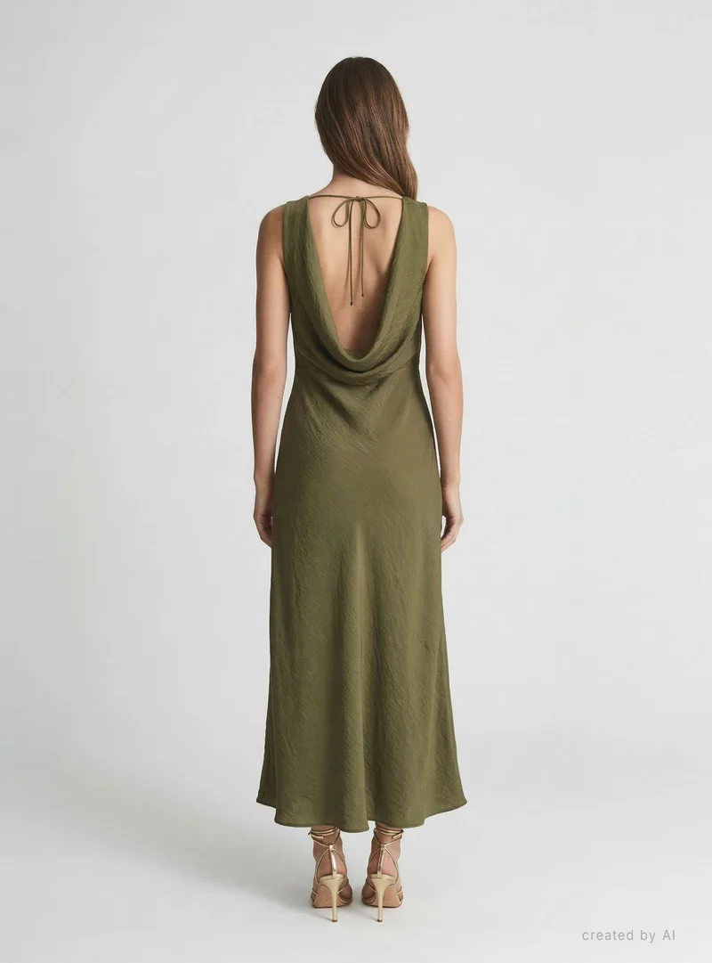 Abito elegante con scollo morbido