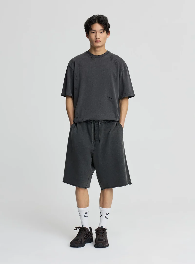 Pantaloncini tuta baggy con coulisse