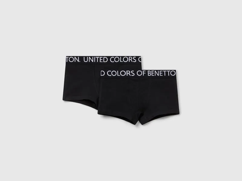 Due boxer con elastico logato