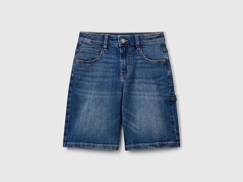 Bermuda di jeans straight fit