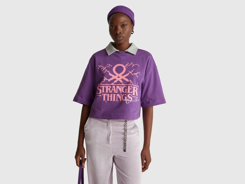 T-shirt con stampa Stranger Things