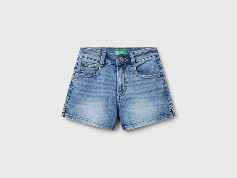Pantaloni corti in denim