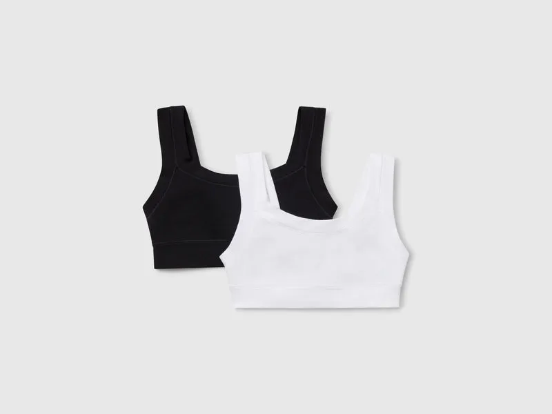 Due top in cotone super stretch
