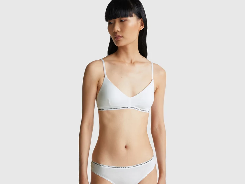 Brassiere in cotone stretch