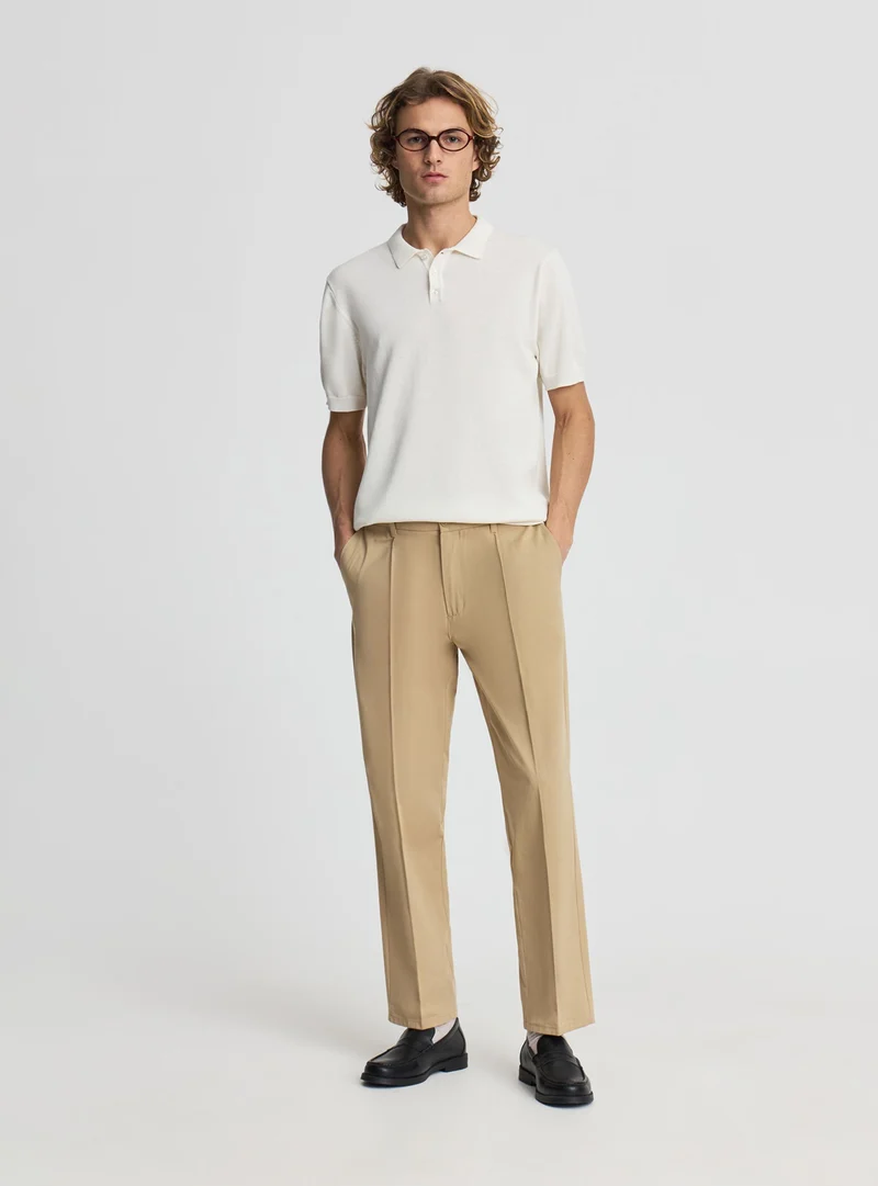 T-shirt polo in maglia