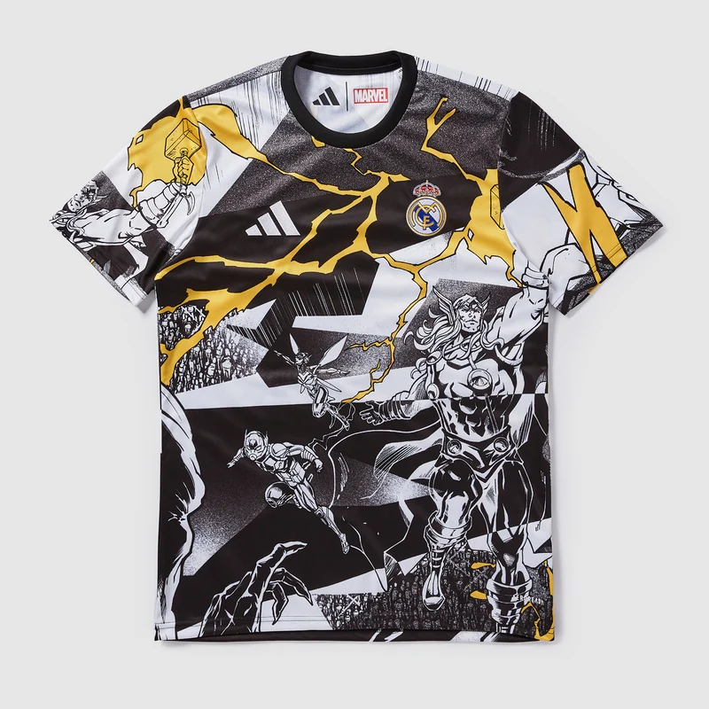 Maglia adidas Real Madrid 25/26 x Marvel Pre-Match