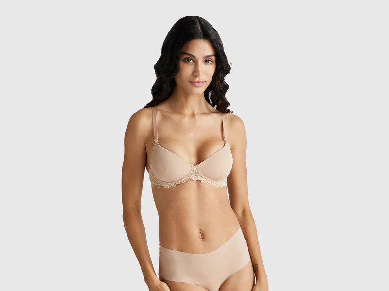Reggiseno imbottito con pizzo