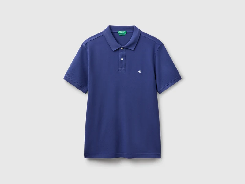 Polo regular fit blu