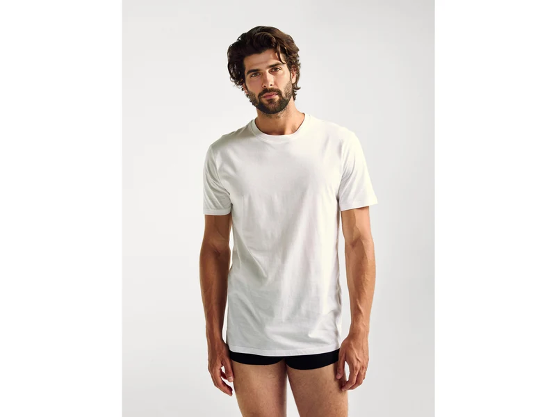 T-shirt in cotone a fibra lunga