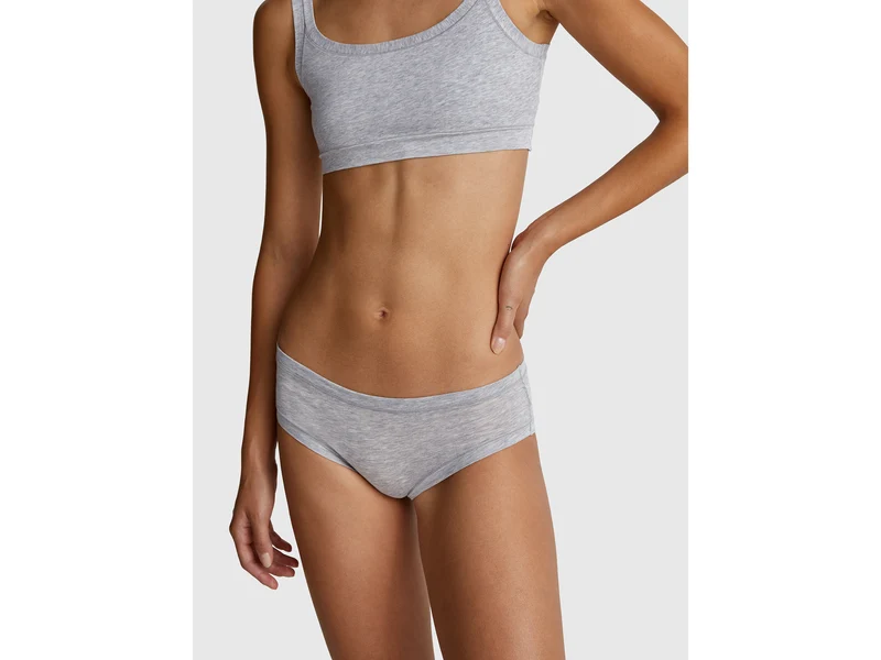 Slip fianco alto in cotone super stretch