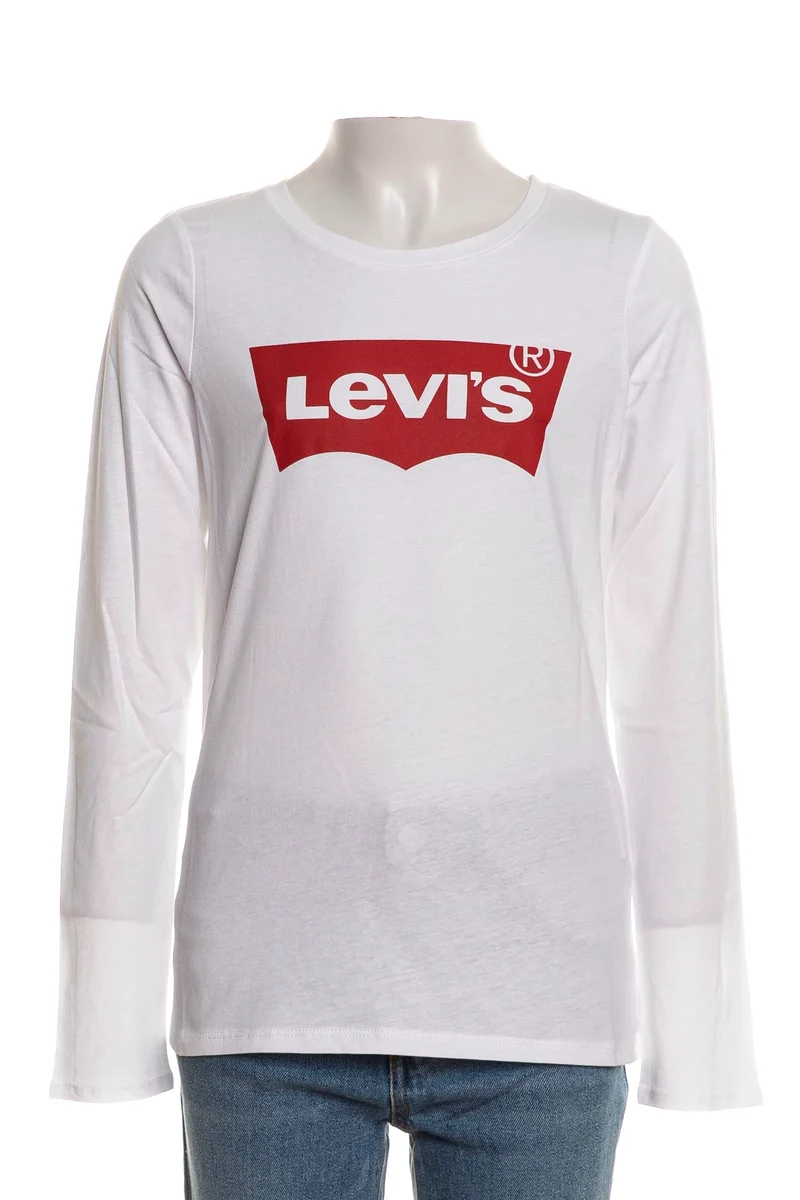 T Shirt Levi's Bat Girl Da Bambina Bianca