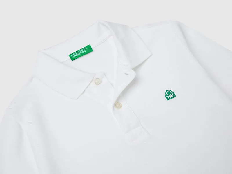 Polo manica lunga cotone