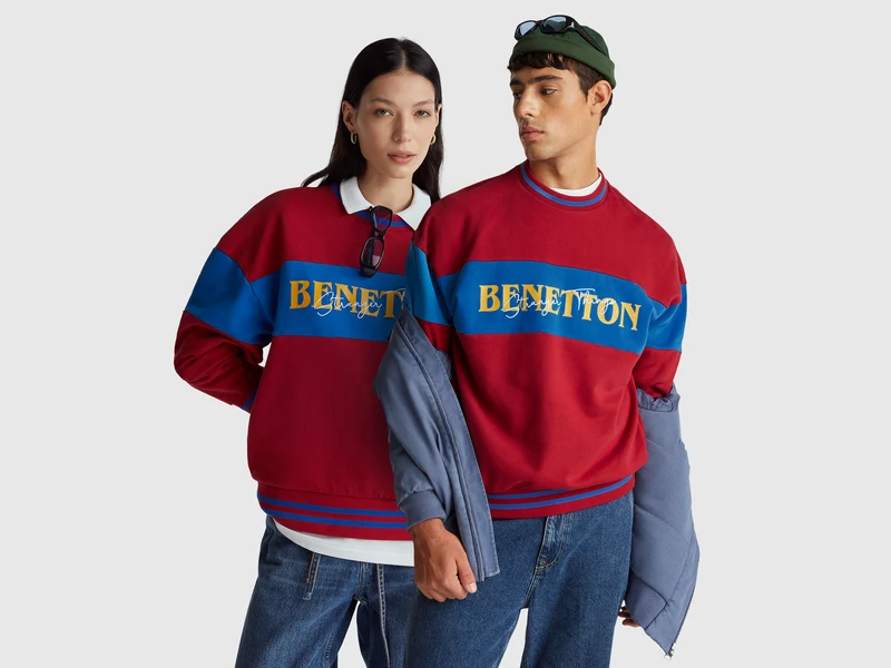 Felpa color block Stranger Things