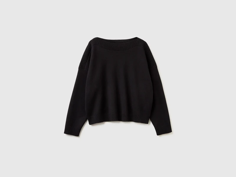 Maglia jacquard boxy fit