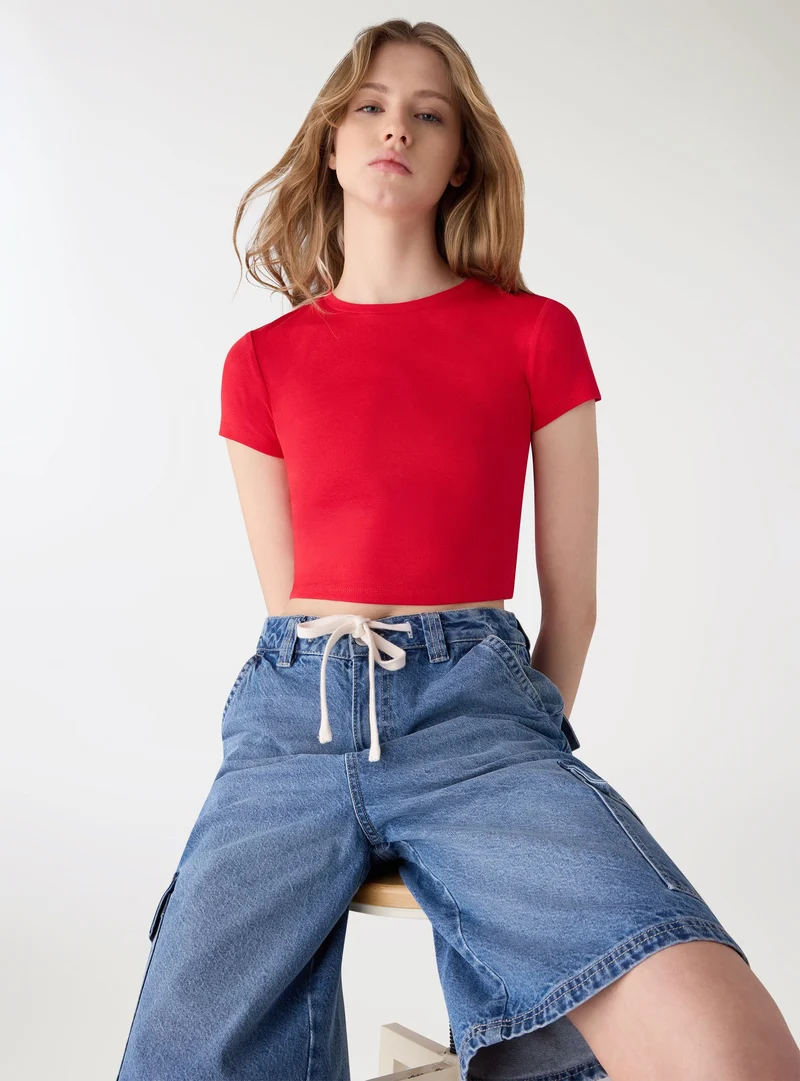 Jorts cargo con tasconi e coulisse