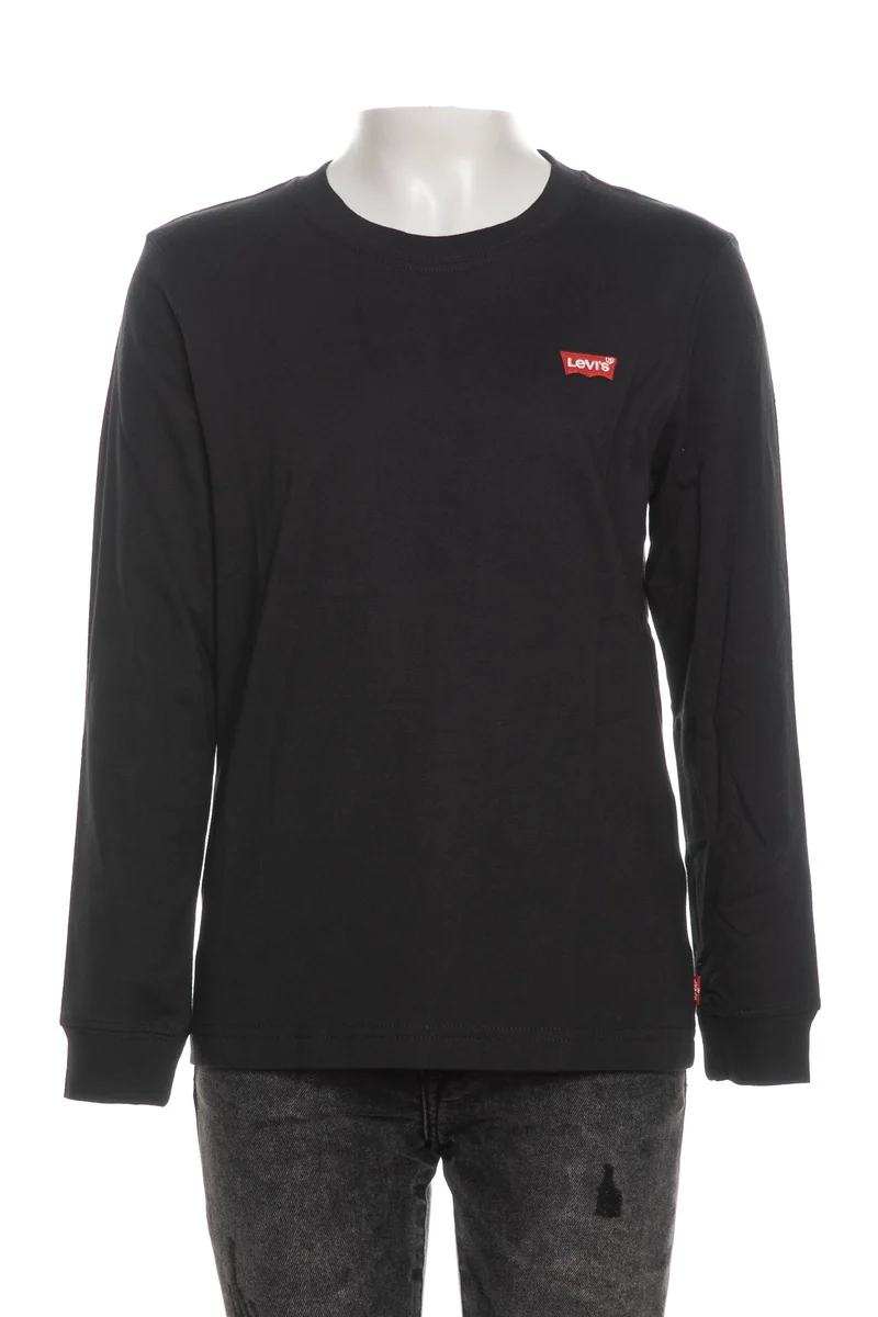T Shirt Levi's Batwing Chest Da Bambino Nera