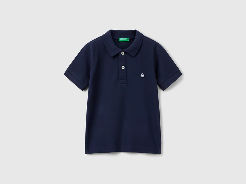 Polo manica corta in puro cotone