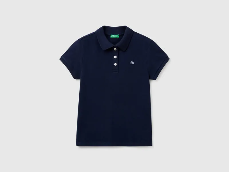 Polo manica corta in cotone
