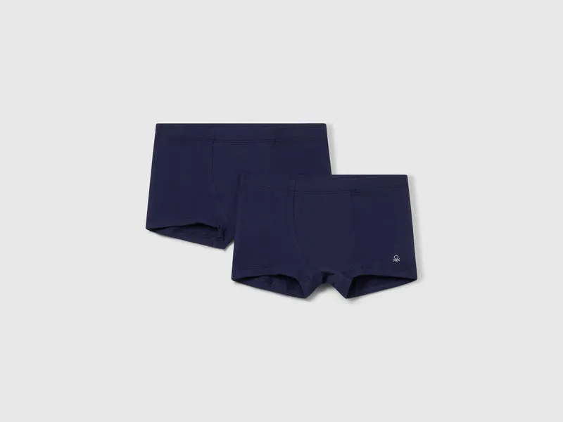 Due boxer in cotone elasticizzato