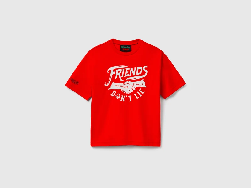 T-shirt con stampa Stranger Things