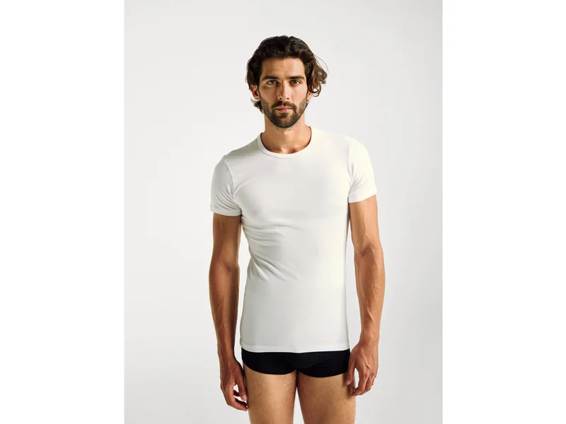 T-shirt in cotone stretch