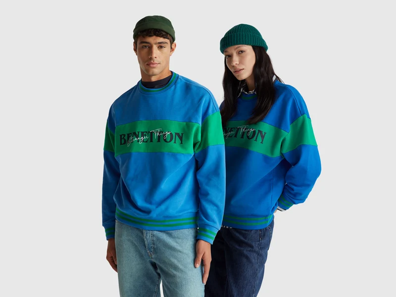 Felpa color block Stranger Things