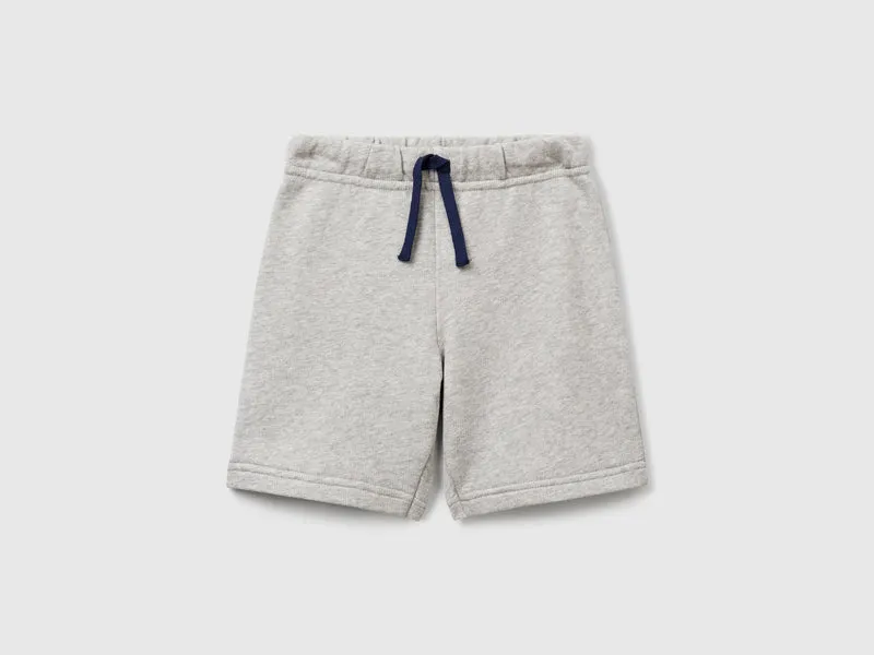 Bermuda in felpa di cotone