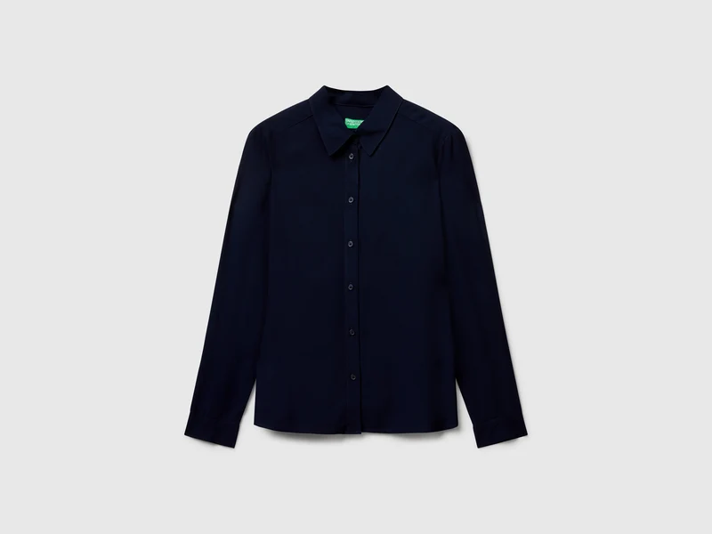 Camicia regular fit in viscosa