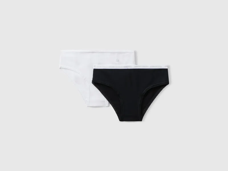 Due slip in cotone stretch
