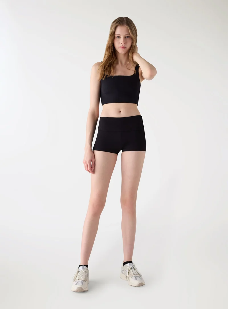 Culotte con fascia alta