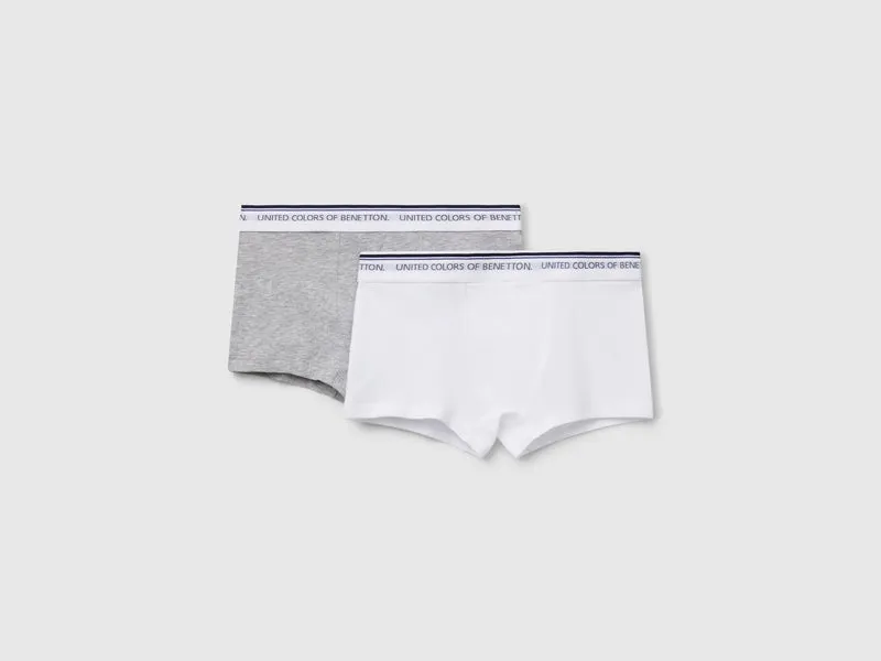 Due boxer con elastico logato