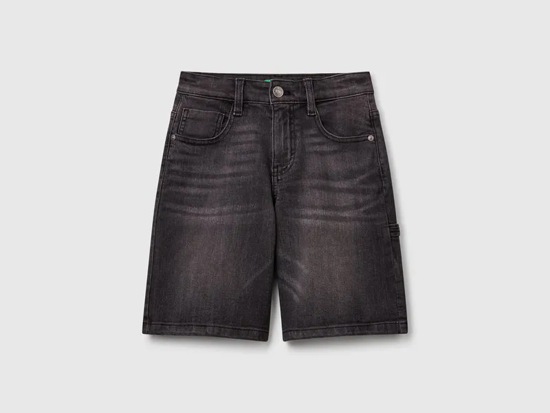 Bermuda di jeans straight fit