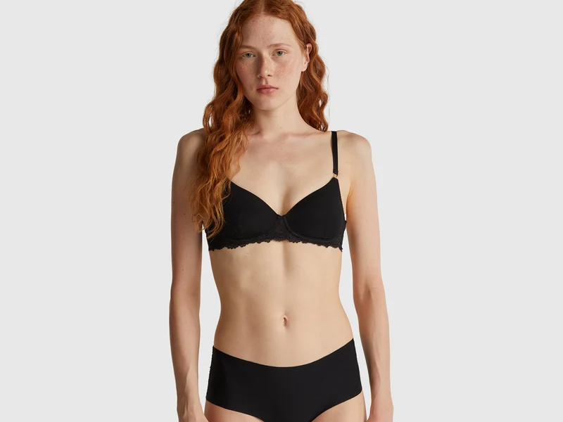 Reggiseno imbottito con pizzo