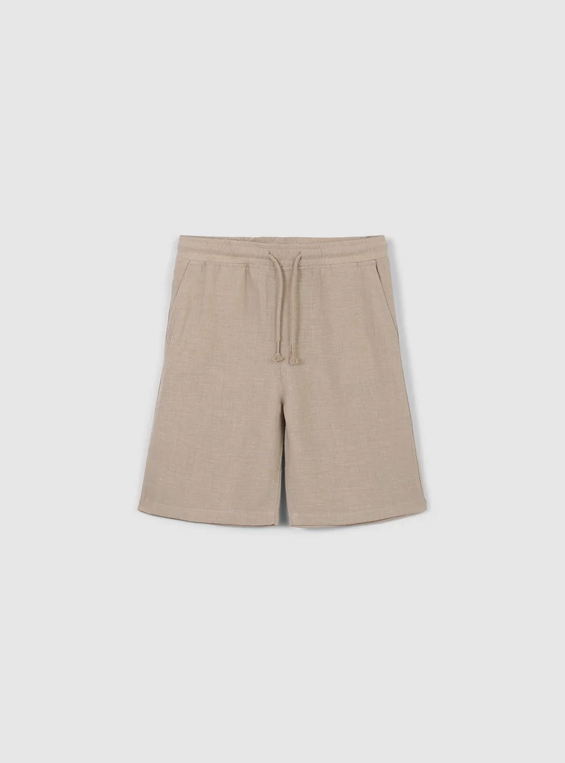 Pantaloncini jogger tessuto leggero