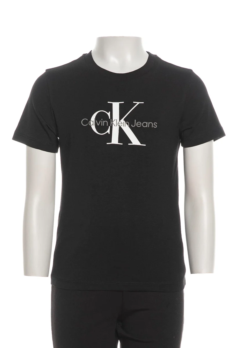 T Shirt Calvin Klein Mono Ss Tee Da Bambino Nera
