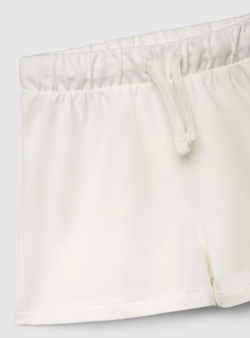 Pantaloni tuta corti con ricamo