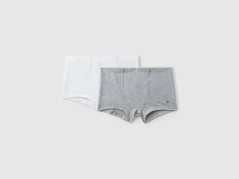 Due boxer in cotone elasticizzato